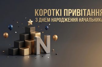 короткі привітання з днем народження начальника