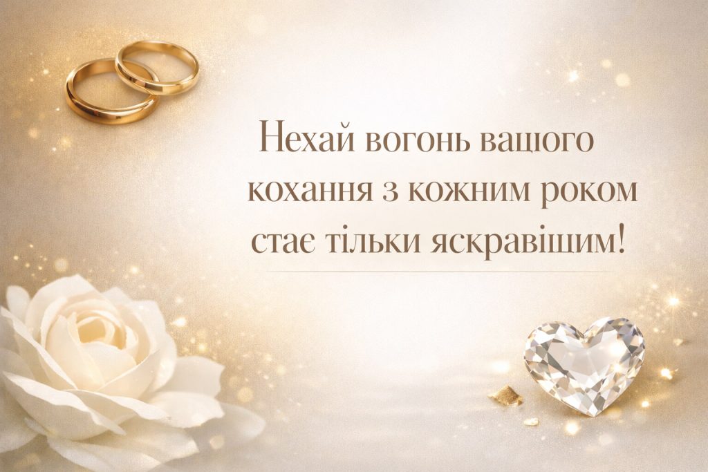 листівка річниця весілля привітання
