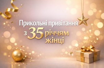 прикольні привітання з 35 річчям жінці текст