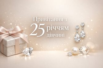 привітання з 25 річчям дівчині текст