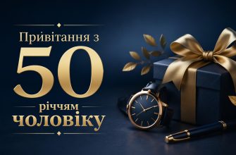 привітання з 50 річчям чоловіку текст