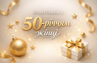 привітання з 50 річчям жінці листівка