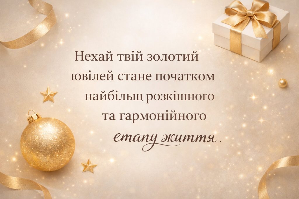 гарне привітання жінці 50 років