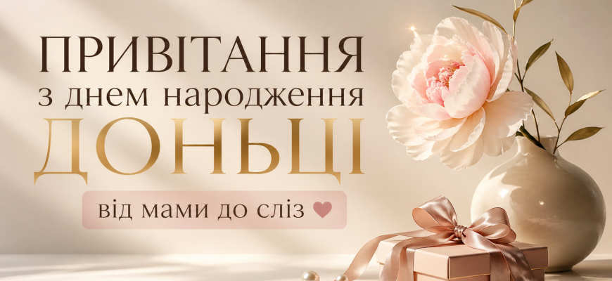 привітання з днем народження доньці від мами до сліз
