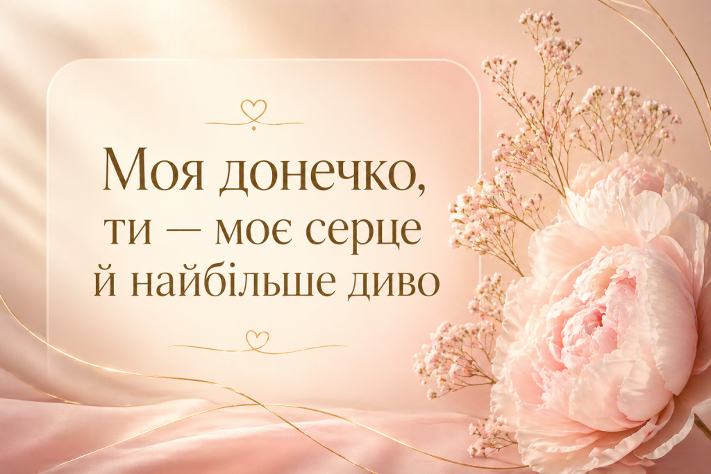 зворушливі привітання доньці текст