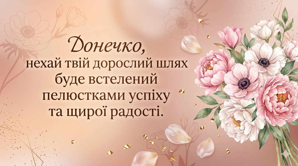 зворушливі слова доньці від мами