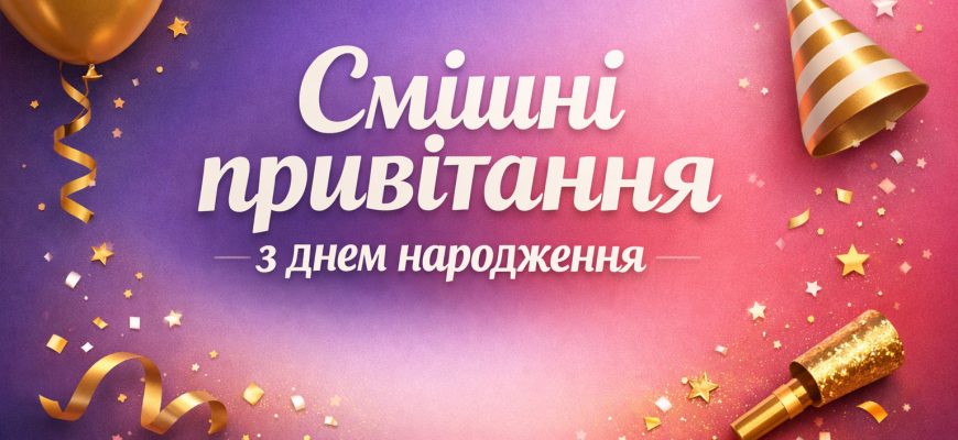 смішні привітання з днем народження текст